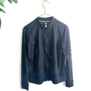 Victoria’s Secret • VSX Sport Mesh Bomber Jacket.